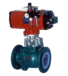 氣動(dòng)襯氟球閥 氣動(dòng)襯氟球閥