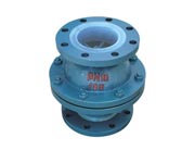 襯氟浮球式止回閥 襯氟浮球式止回閥