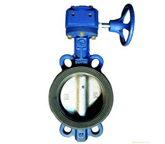 蝸輪對夾式襯膠蝶閥 蝸輪對夾式襯膠蝶閥