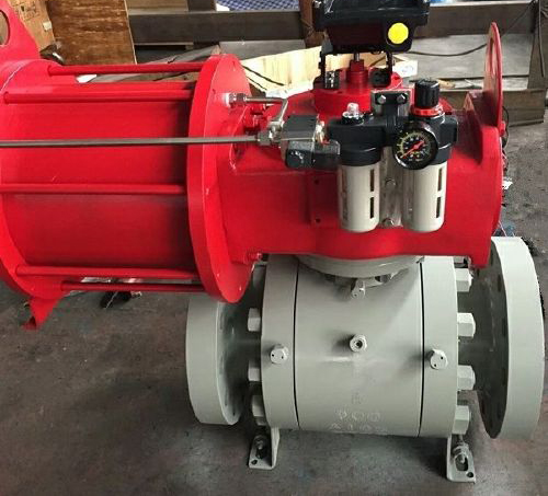 氣動(dòng)金屬閥座硬密封球閥 氣動(dòng)金屬閥座硬密封球閥