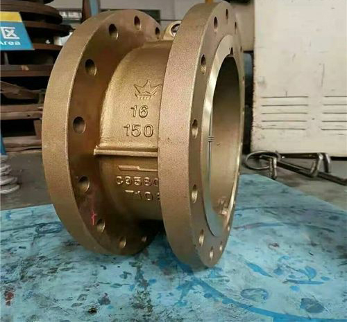 C98500鎳鋁青銅對(duì)夾止回閥 C98500鎳鋁青銅對(duì)夾止回閥