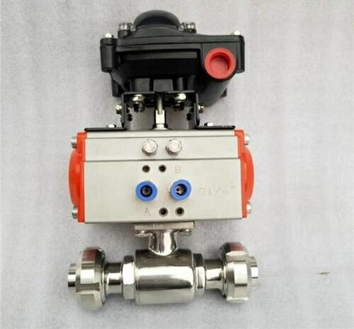 氣動快裝式衛(wèi)生級球閥 氣動快裝式衛(wèi)生級球閥