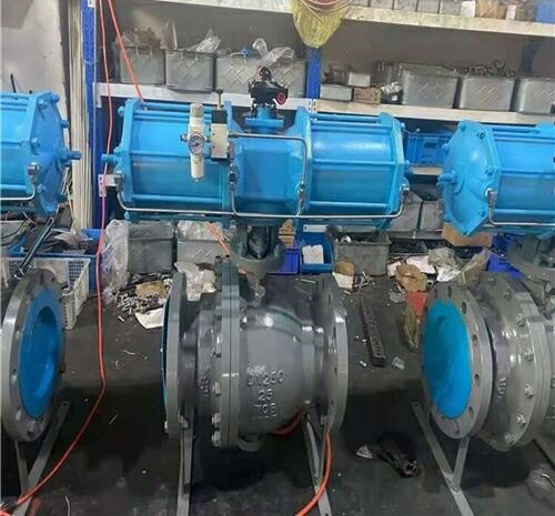 氣動卸灰球閥 氣動卸灰球閥