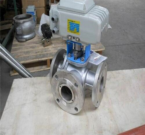 防爆電動T形三通球閥 防爆電動T形三通球閥